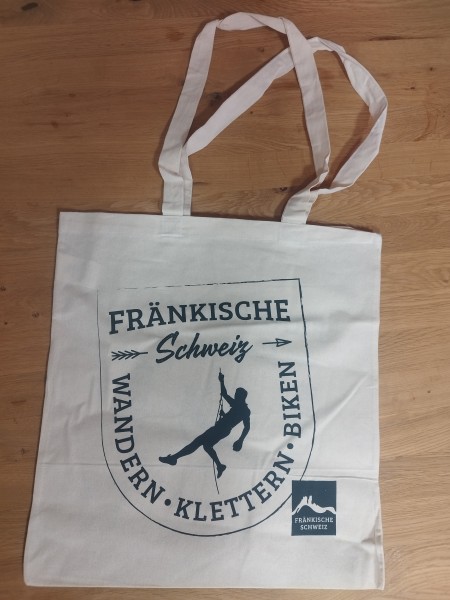 Tragetasche Fränkische Schweiz - aus 100 % Bio Baumwolle